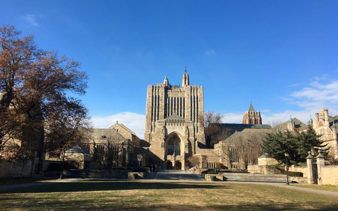 Sterling Memorial Library at Yale, New Haven, Connecticut – December 2018